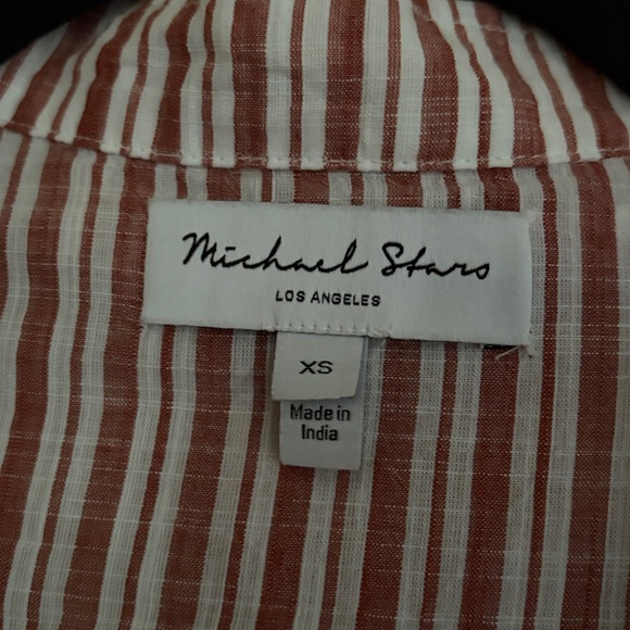 Michael Stars popover blouse - Picture 2 of 5